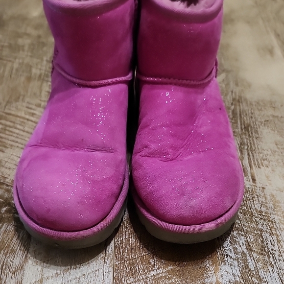 Pink UGG Shearling Boots - Picture 8 of 11